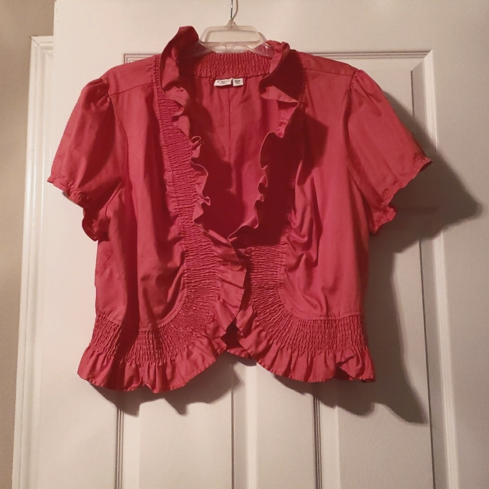 Ruffled Half Jacket
